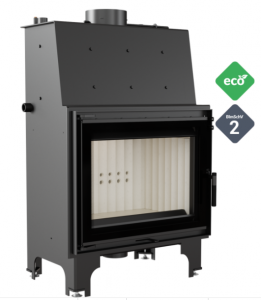 Zobrazit detail zboží: KRATKI AQUARIO M 12kW DG teplovodní krbová vložka (Čelní)